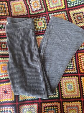 aerie Groove On Velour Flare Pants